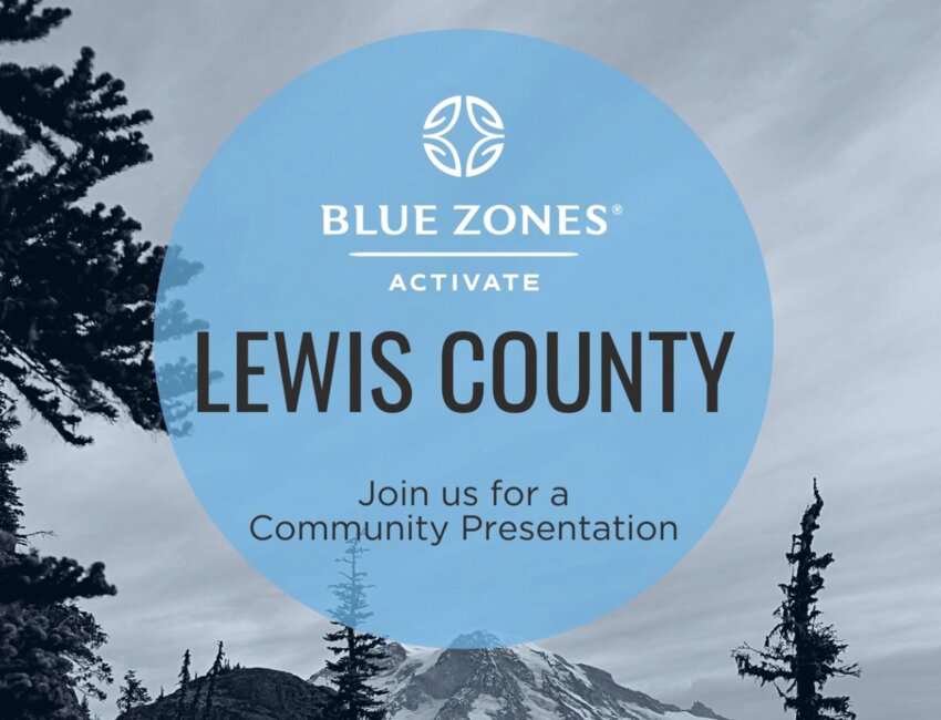 Blue Zones Activate Lewis County presentation to be held July 31